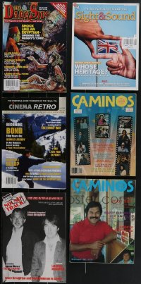 4h0284 LOT OF 6 MAGAZINES 1980s-2000s The Dark Side, Sight & Sound, Cinema Retro & more!