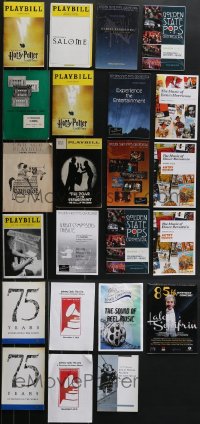 4h0186 LOT OF 23 PLAYBILLS & PROGRAMS 1960s-2010s great images & info frmo a variety of shows!