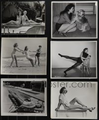 4h0856 LOT OF 6 SEXY ACTRESSES 8X10 STILLS 1940s-1950s great portraits of beautiful women!