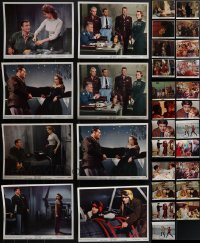 4h0803 LOT OF 55 COLOR 8X10 STILLS 1950s-1970s a variety of great portraits & movie scenes!