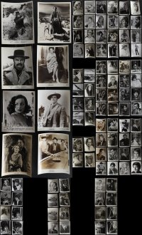 4h0781 LOT OF 107 8X10 STILLS 1950s-1970s a variety of great portraits & movie scenes!