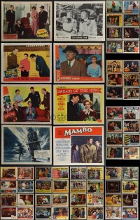 4h0587 LOT OF 94 1950S LOBBY CARDS 1950s great images from a variety of different movies!