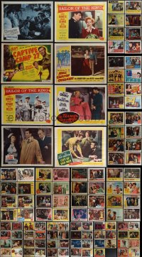 4h0563 LOT OF 118 1950S LOBBY CARDS 1950s great scenes from a variety of different movies!