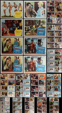 4h0568 LOT OF 112 1960S LOBBY CARDS 1960s incomplete sets from a variety of different movies!