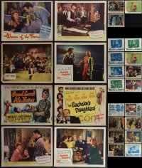 4h0677 LOT OF 27 CLAIRE TREVOR LOBBY CARDS 1930s-1950s incomplete sets from several of her movies!