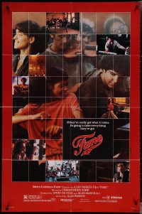 4h0475 LOT OF 5 FOLDED FAME ONE-SHEETS 1980 Alan Parker performing arts classic, Irene Cara!