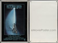 4h1124 LOT OF 22 UNFOLDED RETURN OF THE JEDI LIGHTSABER STYLE ONE-SHEETS 1983 Tim Reamer art!