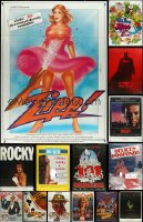 4h0112 LOT OF 19 FOLDED FRENCH ONE-PANELS 1970s-2020s great images from a variety of movies!