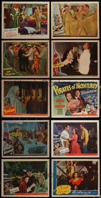 4h0735 LOT OF 10 1941-1952 MARIA MONTEZ EXOTIC ADVENTURE LOBBY CARDS 1941-1952 great movie scenes!