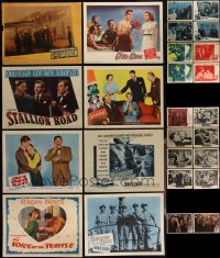 4h0678 LOT OF 26 RONALD REAGAN LOBBY CARDS 1940s-1950s great scenes from some of his movies!