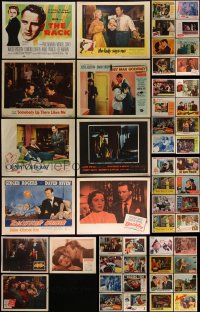 4h0585 LOT OF 99 1950S LOBBY CARDS 1950s great images from several different movies!