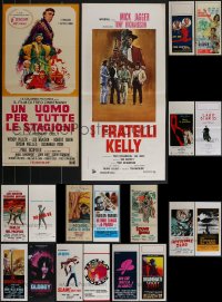 4h0930 LOT OF 21 FORMERLY FOLDED ITALIAN LOCANDINAS 1950s-2000s a variety of movie images!