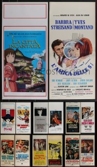 4h0931 LOT OF 20 FORMERLY FOLDED ITALIAN LOCANDINAS 1960s-2000s a variety of cool movie images!