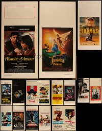 4h0932 LOT OF 19 MOSTLY FORMERLY FOLDED ITALIAN LOCANDINAS 1960s-2010s a variety of movie images!