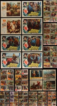 4h0558 LOT OF 124 1950S COWBOY WESTERN LOBBY CARDS 1950s incomplete sets from several movies!