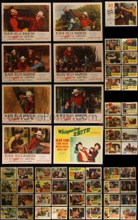 4h0591 LOT OF 89 1950S COWBOY WESTERN LOBBY CARDS 1950s incomplete sets from several movies!