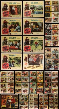 4h0586 LOT OF 97 1950S COWBOY WESTERN LOBBY CARDS 1950s incomplete sets from several movies!