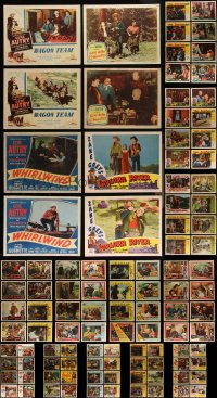 4h0573 LOT OF 109 1950S COWBOY WESTERN LOBBY CARDS 1950s incomplete sets from several movies!