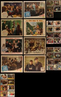 4h0641 LOT OF 45 1940S LOBBY CARDS 1940s incomplete sets from a variety of different movies!