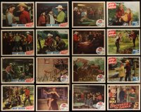 4h0716 LOT OF 16 1940S WHIP WILSON COWBOY WESTERN LOBBY CARDS 1940s incomplete sets!