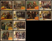 4h0736 LOT OF 10 1940S BUSTER CRABBE COWBOY WESTERN LOBBY CARDS 1940s incomplete sets!