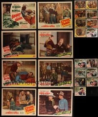 4h0688 LOT OF 23 1940S TEXAS RANGERS COWBOY WESTERN LOBBY CARDS 1940s incomplete sets!