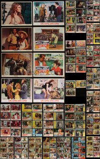 4h0524 LOT OF 171 1960S LOBBY CARDS 1960s incomplete sets from several different movies!