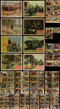 4h0564 LOT OF 115 1950S COWBOY WESTERN LOBBY CARDS 1950s incomplete sets from several movies!