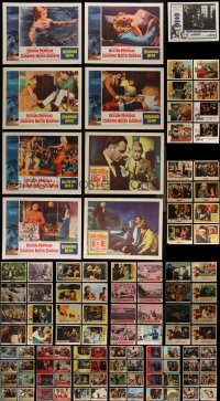 4h0549 LOT OF 145 1960S LOBBY CARDS 1960s incomplete sets from several different movies!