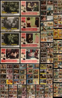 4h0498 LOT OF 206 1960S LOBBY CARDS 1960s incomplete sets from several different movies!