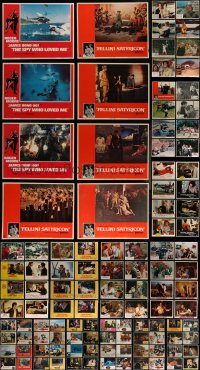 4h0542 LOT OF 152 1970S LOBBY CARDS 1970s incomplete sets from several different movies!