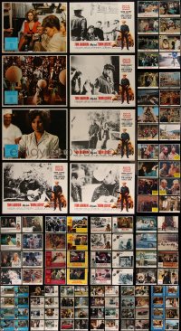 4h0547 LOT OF 148 1970S LOBBY CARDS 1970s incomplete sets from several different movies!