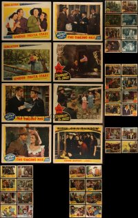 4h0618 LOT OF 60 MOSTLY GENE AUTRY COWBOY WESTERN LOBBY CARDS 1940s incomplete sets from his movies!