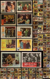 4h0534 LOT OF 162 1950S LOBBY CARDS 1950s incomplete sets from a variety of different movies!