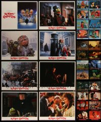 4h0663 LOT OF 33 WALT DISNEY LOBBY CARDS 1980s-1990s complete sets from animated movies!