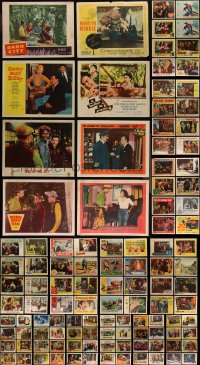 4h0521 LOT OF 175 1950S LOBBY CARDS 1950s great scenes from a variety of different movies!