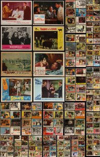 4h0491 LOT OF 244 1960S LOBBY CARDS 1960s great scenes from a variety of different movies!