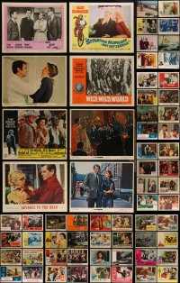 4h0599 LOT OF 78 1960S LOBBY CARDS 1960s great scenes from a variety of different movies!