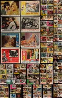 4h0538 LOT OF 158 1960S LOBBY CARDS 1960s great scenes from a variety of different movies!