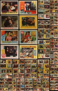 4h0516 LOT OF 180 1950S LOBBY CARDS 1950s great scenes from a variety of different movies!