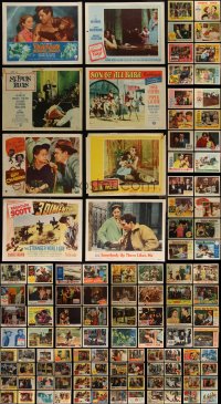 4h0544 LOT OF 150 1950S LOBBY CARDS 1950s great scenes from a variety of different movies!