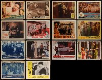 4h0690 LOT OF 22 LOBBY CARDS 1930s-1960s great scenes from a variety of different movies!