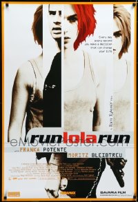 4h1190 LOT OF 3 UNFOLDED 27X40 RUN LOLA RUN INTERNATIONAL ONE-SHEETS 1998 Franka Potente!