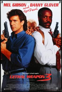 4h1184 LOT OF 3 UNFOLDED SINGLE-SIDED 27X40 LETHAL WEAPON 3 ONE-SHEETS 1992 Gibson, Glover, Pesci