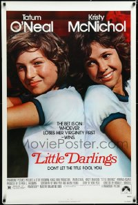 4h1182 LOT OF 3 UNFOLDED SINGLE-SIDED LITTLE DARLINGS ONE-SHEETS 1980 Tatum O'Neal, Kristy McNichol