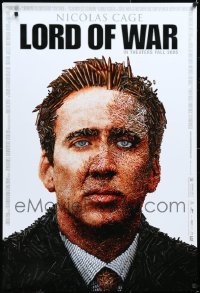 4h1183 LOT OF 3 UNFOLDED SINGLE-SIDED 27X40 LORD OF WAR ADVANCE ONE-SHEETS 2005 Nicolas Cage & guns!