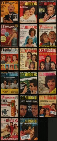 4h0272 LOT OF 17 1961-1963 TV RADIO MIRROR MAGAZINES 1961-1963 many great images & articles!