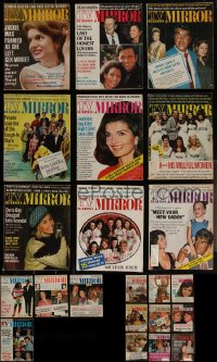 4h0270 LOT OF 22 1970-1973 TV RADIO MIRROR MAGAZINES 1970-1973 many great images & articles!