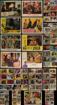 4h0578 LOT OF 105 1960S LOBBY CARDS 1960s great scenes from a variety of different movies!