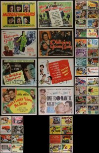 4h0633 LOT OF 48 1940S TITLE CARDS 1940s great images from a variety of different movies!